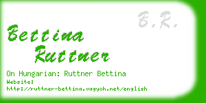 bettina ruttner business card